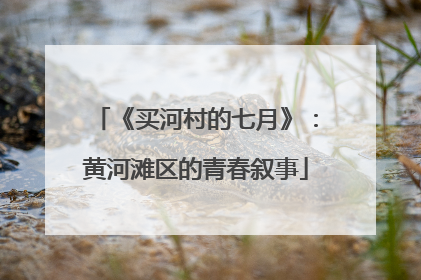 《买河村的七月》：黄河滩区的青春叙事