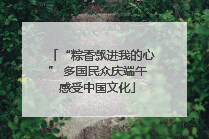 “粽香飘进我的心” 多国民众庆端午感受中国文化