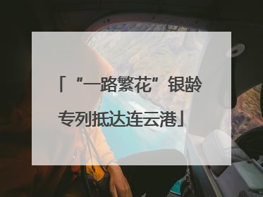 “一路繁花”银龄专列抵达连云港