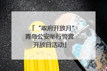 “政府开放月”青岛公安举行警营开放日活动