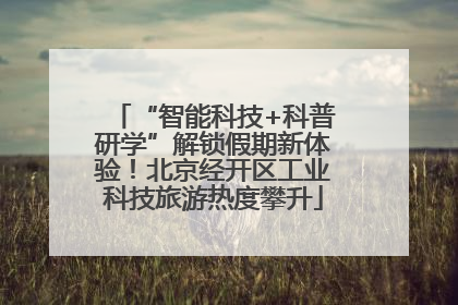 “智能科技+科普研学”解锁假期新体验！北京经开区工业科技旅游热度攀升