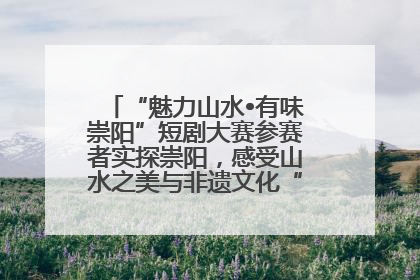 “魅力山水•有味崇阳”短剧大赛参赛者实探崇阳，感受山水之美与非遗文化“提琴戏”魅力