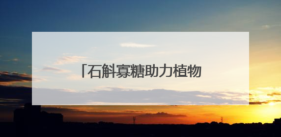 石斛寡糖助力植物医生防晒新品，展现中国成分的力量