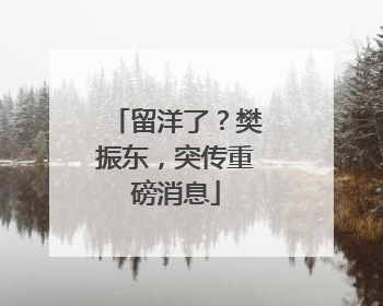 留洋了？樊振东，突传重磅消息