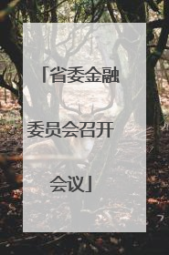 省委金融委员会召开会议