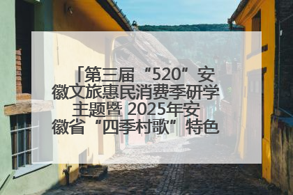 第三届“520”安徽文旅惠民消费季研学主题暨 2025年安徽省“四季村歌”特色展演燃动池州
