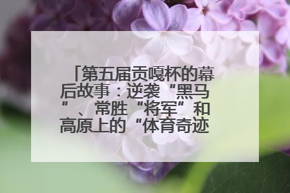 第五届贡嘎杯的幕后故事：逆袭“黑马”、常胜“将军”和高原上的“体育奇迹”丨微纪录