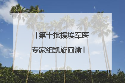 第十批援埃军医专家组凯旋回渝
