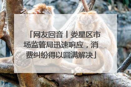 网友回音丨娄星区市场监管局迅速响应，消费纠纷得以圆满解决