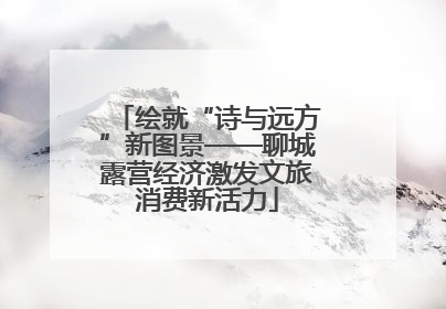 绘就“诗与远方”新图景——聊城露营经济激发文旅消费新活力