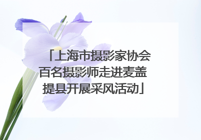 上海市摄影家协会百名摄影师走进麦盖提县开展采风活动