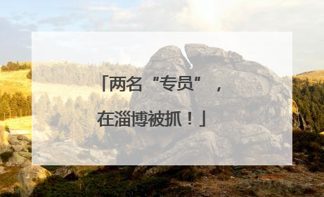 两名“专员”，在淄博被抓！