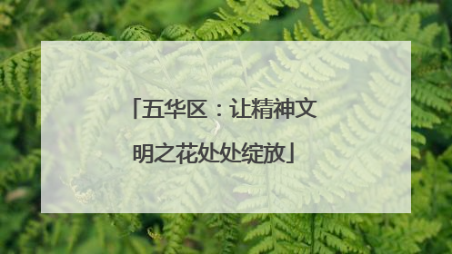 五华区：让精神文明之花处处绽放