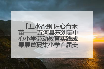 五水香飘 匠心育禾苗——五河县东刘集中心小学劳动教育实践成果展暨夏集小学首届美食节盛大举行
