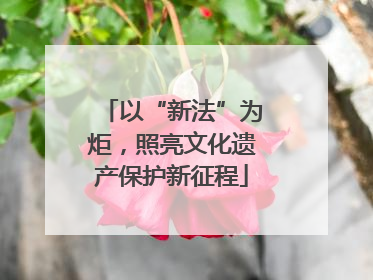 以“新法”为炬，照亮文化遗产保护新征程