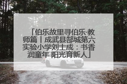 伯乐故里寻伯乐·教师篇丨成武县郜城第六实验小学刘士成：书香润童年 阳光育新人