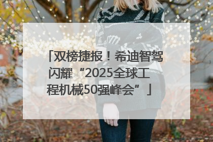 双榜捷报！希迪智驾闪耀“2025全球工程机械50强峰会”