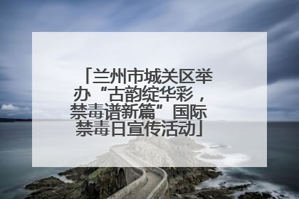 兰州市城关区举办“古韵绽华彩，禁毒谱新篇”国际禁毒日宣传活动