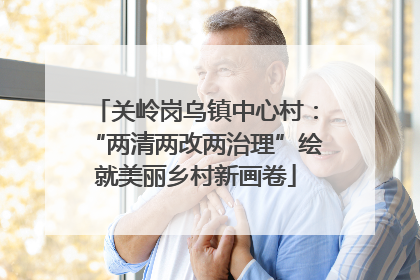 关岭岗乌镇中心村：“两清两改两治理”绘就美丽乡村新画卷