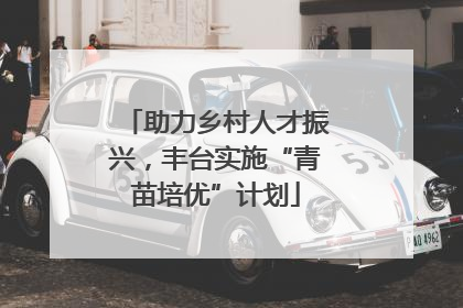 助力乡村人才振兴，丰台实施“青苗培优”计划
