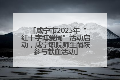 咸宁市2025年“红十字博爱周”活动启动，咸宁职院师生踊跃参与献血活动