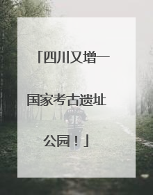 四川又增一国家考古遗址公园！