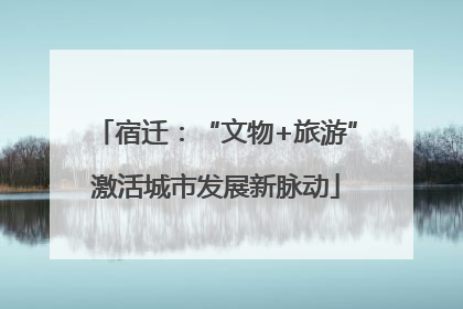 宿迁：“文物+旅游”激活城市发展新脉动