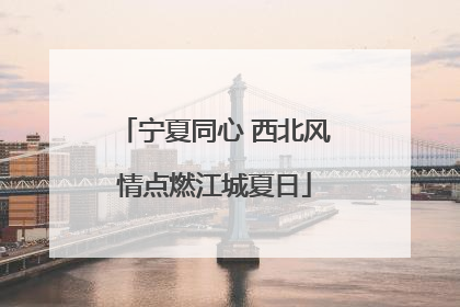 宁夏同心 西北风情点燃江城夏日