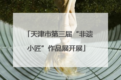天津市第三届“非遗小匠”作品展开展