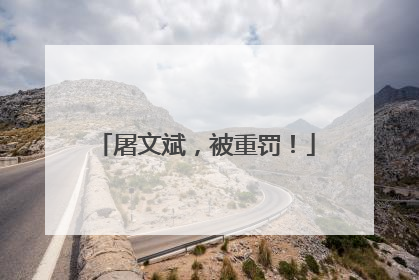 屠文斌，被重罚！