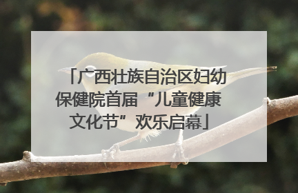 广西壮族自治区妇幼保健院首届“儿童健康文化节”欢乐启幕