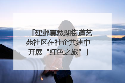 建邺莫愁湖街道艺苑社区在社企共建中开展“红色之旅”