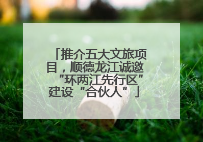 推介五大文旅项目，顺德龙江诚邀“环两江先行区”建设“合伙人”