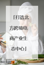打造北方跨境电商产业生态中心