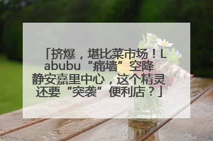 挤爆，堪比菜市场！Labubu“痛墙”空降静安嘉里中心，这个精灵还要“突袭”便利店？