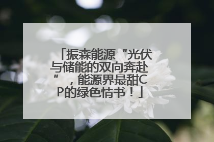 振森能源“光伏与储能的双向奔赴”，能源界最甜CP的绿色情书！