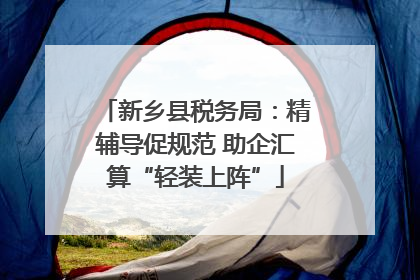 新乡县税务局：精辅导促规范 助企汇算“轻装上阵”