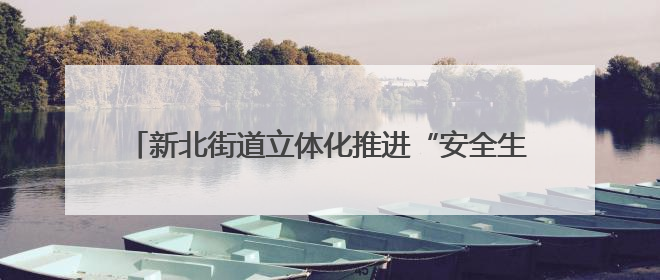 新北街道立体化推进“安全生产月”活动 筑牢全域安全网