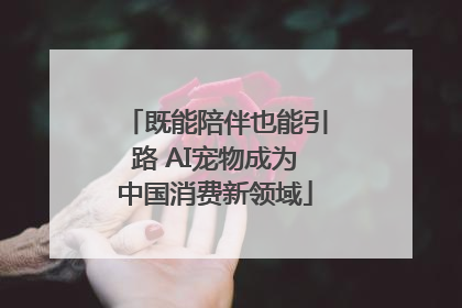 既能陪伴也能引路 AI宠物成为中国消费新领域