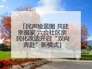 民声绘蓝图 共建幸福家 六合社区亲民化改造开启“双向奔赴”新模式