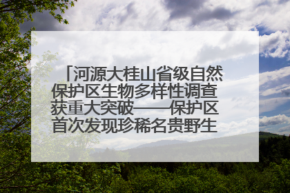 河源大桂山省级自然保护区生物多样性调查获重大突破——保护区首次发现珍稀名贵野生干巴菌与钝尾两头蛇