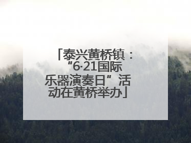 泰兴黄桥镇：“6·21国际乐器演奏日”活动在黄桥举办