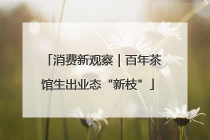 消费新观察｜百年茶馆生出业态“新枝”