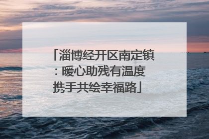 淄博经开区南定镇：暖心助残有温度 携手共绘幸福路