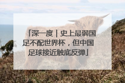 深一度｜史上最弱国足不配世界杯，但中国足球接近触底反弹