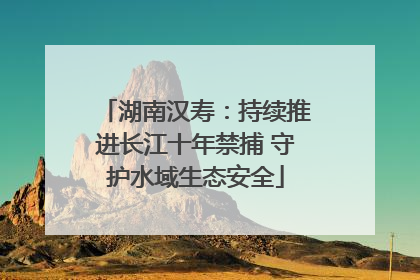 湖南汉寿：持续推进长江十年禁捕 守护水域生态安全