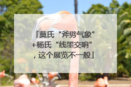 莫氏“斧劈气象”+杨氏“线墨交响”，这个展览不一般