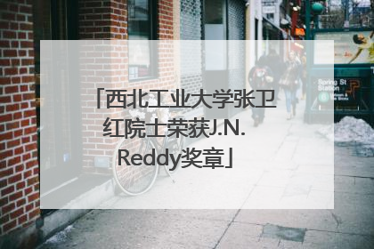 西北工业大学张卫红院士荣获J.N.Reddy奖章