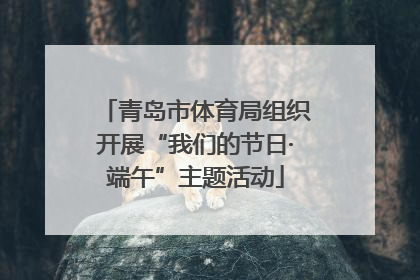 青岛市体育局组织开展“我们的节日·端午”主题活动