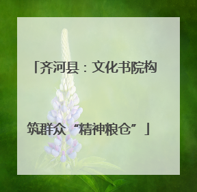 齐河县：文化书院构筑群众“精神粮仓”